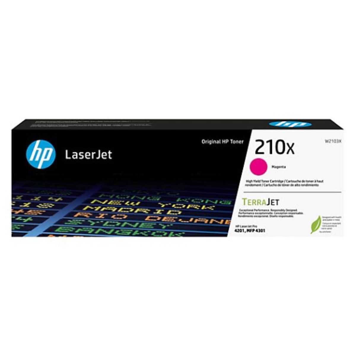 HP W2103X (210X) Magenta Original Toner Cartridge - Cartouches Certifiées