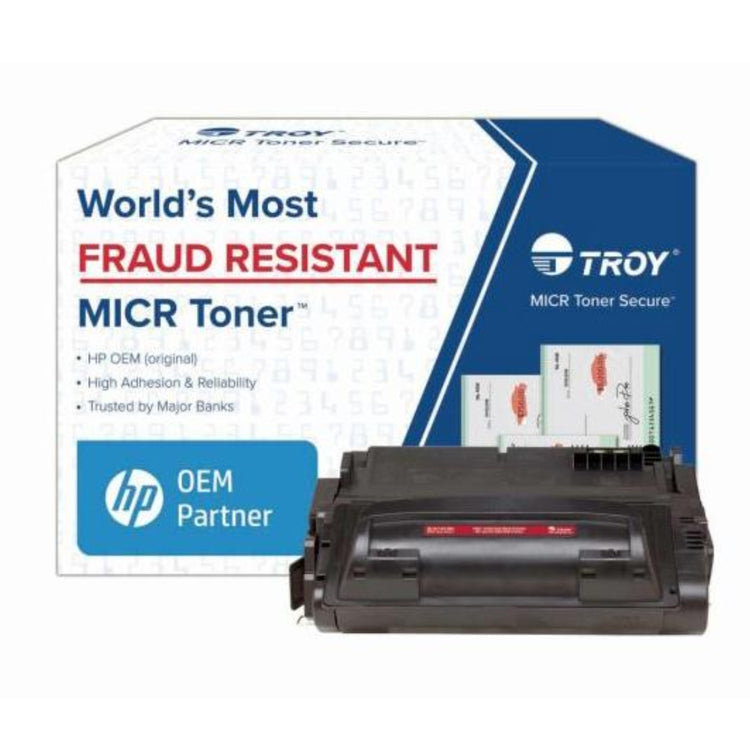 TROY HP Q5942X MICR (42X, 02-81136-001) Black Original Secure Toner Cartridge - Cartouches Certifiées