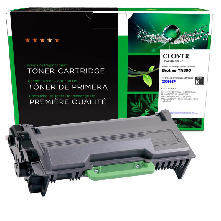 Refurbished BROTHER TN-890 Black Toner Cartridge - Cartouches Certifiées