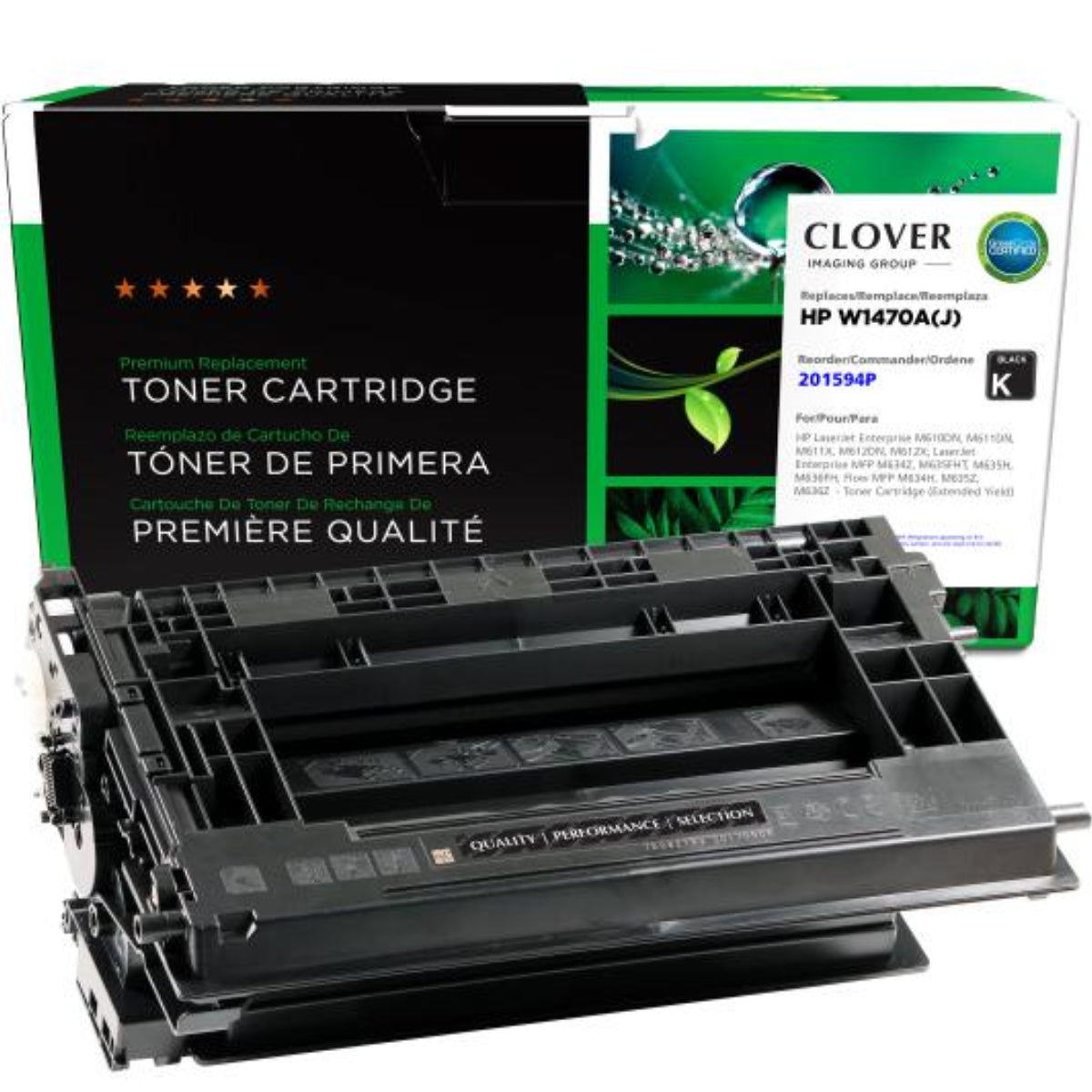 Refurbished HP W1470A (147A) Black Toner Cartridge - Cartouches Certifiées