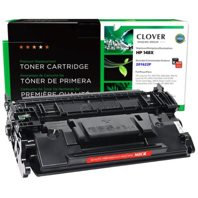 Refurbished HP 148X MICR Black Toner Cartridge - Cartouches Certifiées
