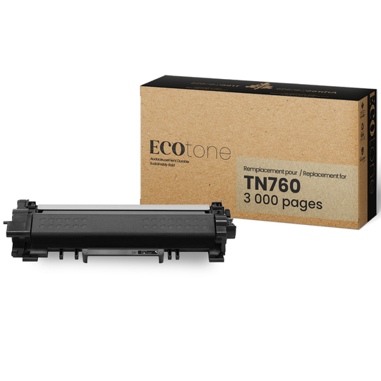 Refurbished BROTHER TN-760 Black Toner Cartridge