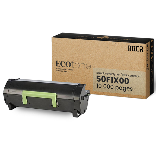 Refurbished LEXMARK 50F1X00 (50F1X0E) Black MICR Toner Cartridge