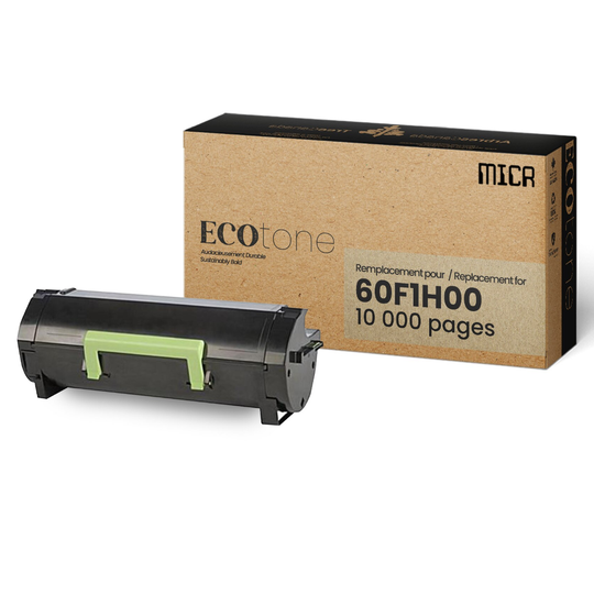 Refurbished LEXMARK 60F1H00 Black MICR Toner Cartridge
