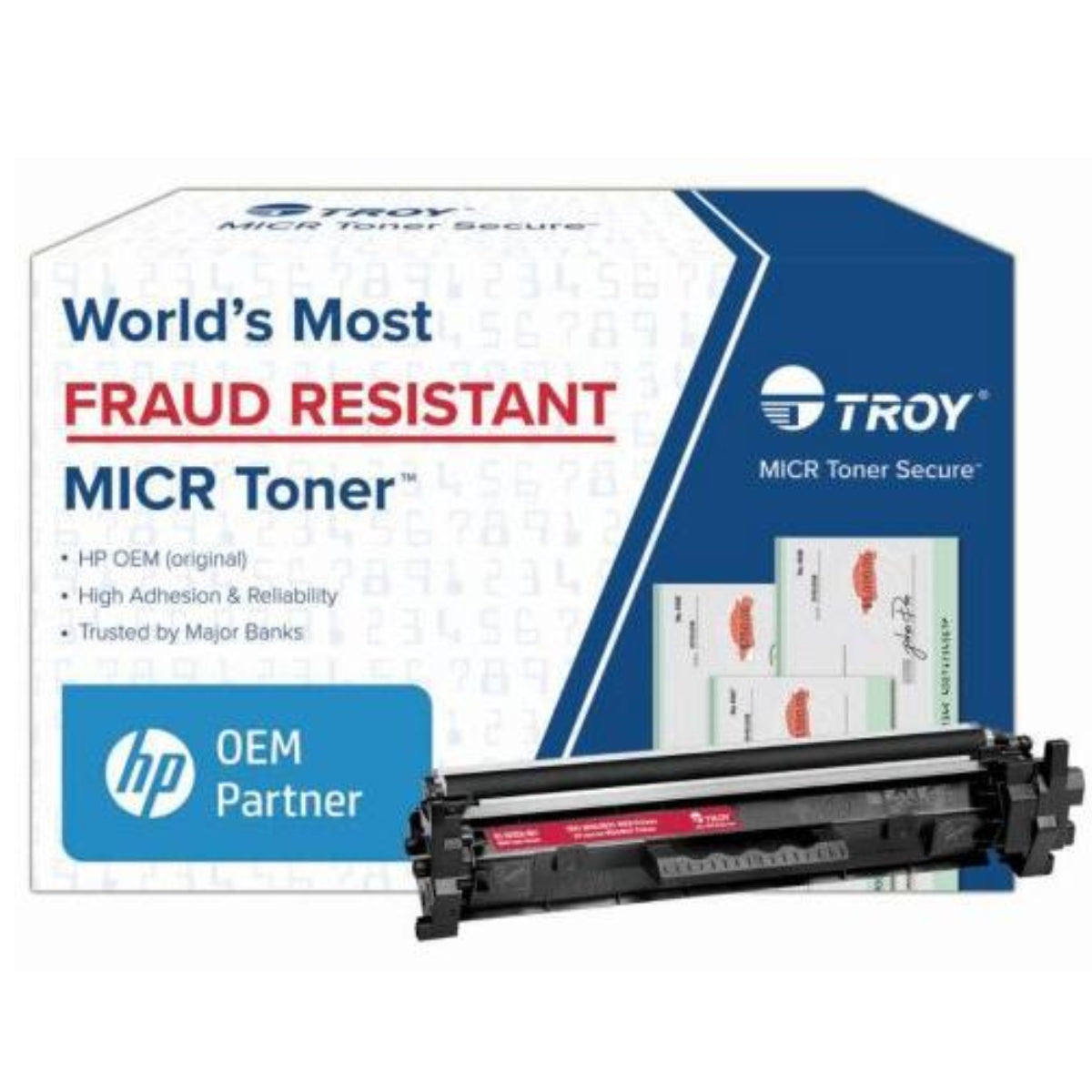TROY HP CE390A MICR (90A, 02-81350-001) Black Original Secure Toner Cartridge - Cartouches Certifiées