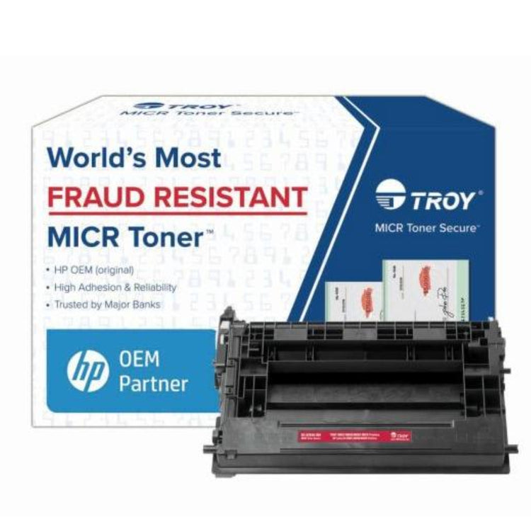 TROY HP CF237X MICR (37X,  02-82041-001) Black Original Secure Toner Cartridge - Cartouches Certifiées