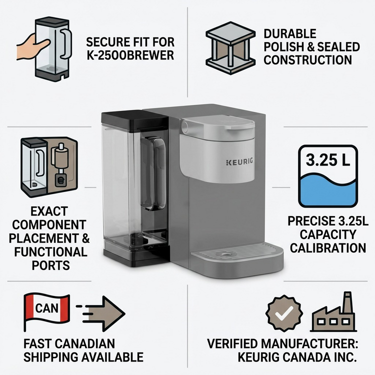 COFFEE BREWER RESERVOIR-KEURIG K-2500 3.25L 1/EA - Cartouches Certifiees