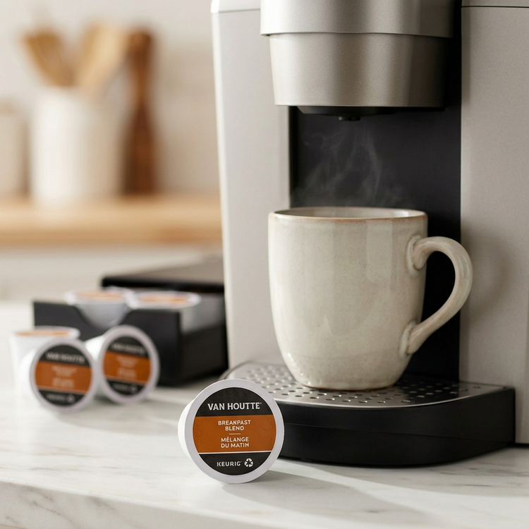 COFFEE-K CUP VAN HOUTTE BREAKFAST BLEND (19717) 24/BX - Cartouches Certifiees