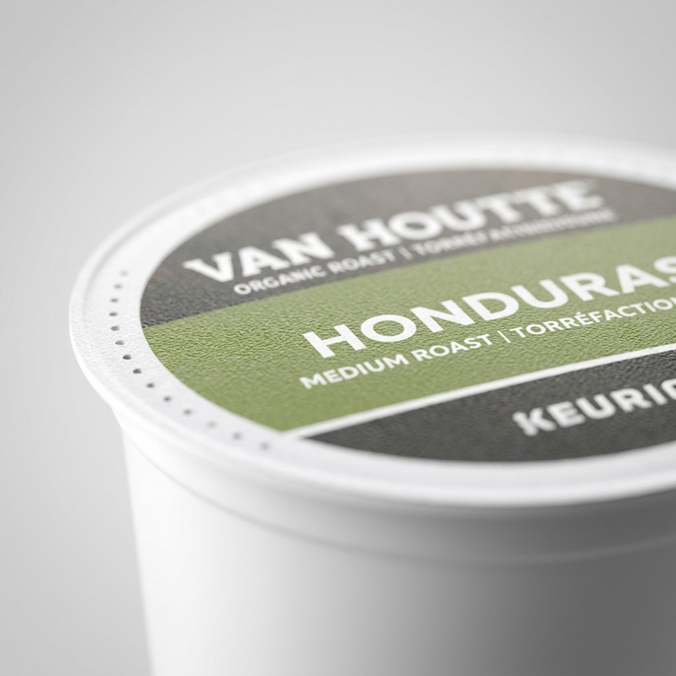 COFFEE-K CUP VAN HOUTTE HONDURAS EXTRA BOLD MEDIUM ROAST 20/BX - Cartouches Certifiees