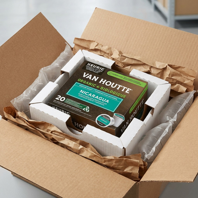 COFFEE-K CUP VAN HOUTTE NICARAGUA ORGANIC MEDIUM ROAST 20/BX - Cartouches Certifiees
