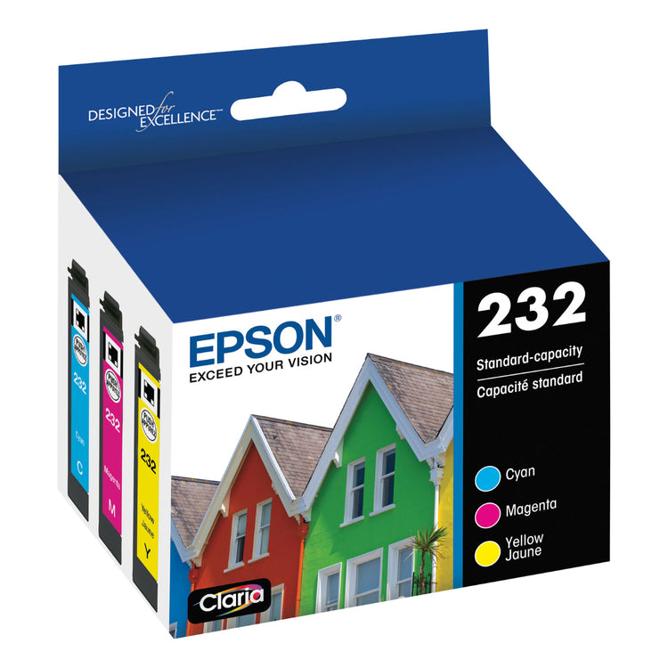 EPSON T232 Set Of 3 (T232520) Color Original Inkjet Cartridge - Cartouches Certifiées