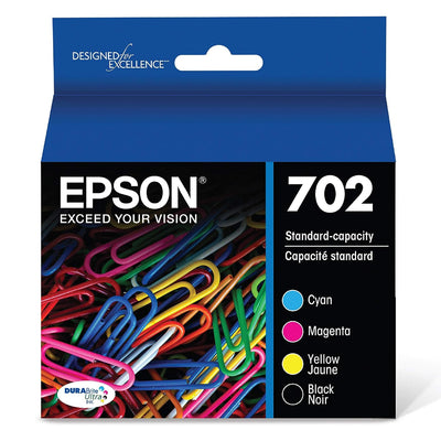 EPSON T702 (T702120-BCS) Black and Color Original Inkjet Cartridge - Cartouches Certifiées
