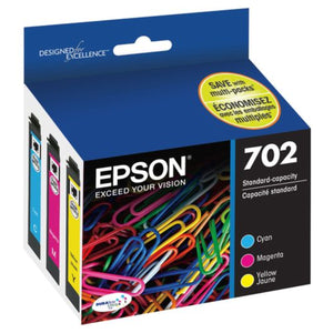 EPSON T702 (T702520-S) Color Original Inkjet Cartridge - Cartouches Certifiées