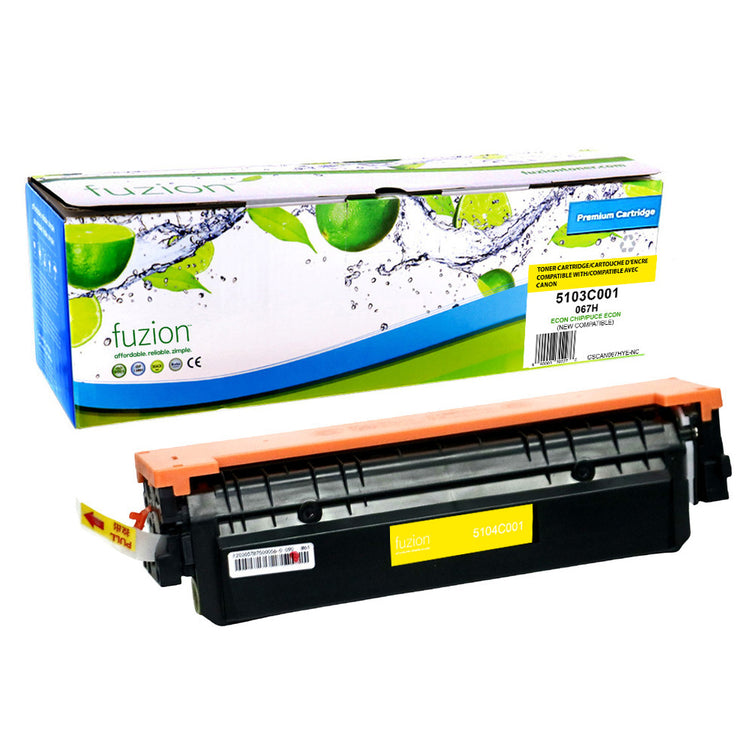 Compatible CANON 067H (5103C001) Yellow Toner Cartridge Premium Quality - Cartouches Certifiées