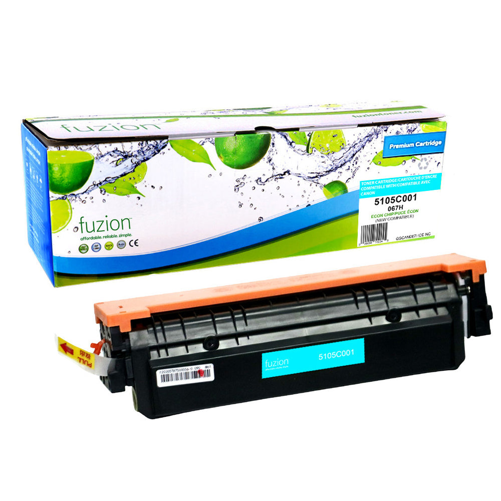 Compatible CANON 067H (5105C001) Cyan Toner Cartridge Premium Quality - Cartouches Certifiées