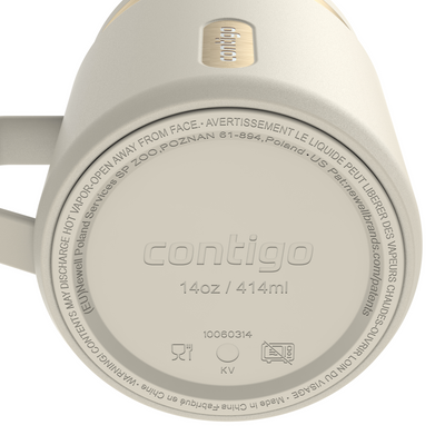 Contigo 14 oz Snapseal Mug PVD - Oatmilk - Premium - Cartouches Certifiees