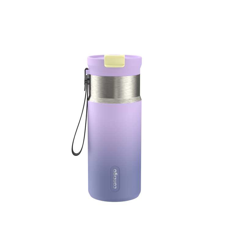 Contigo 16 oz Tween Dual Sip Ombre w strap - Lilac Pulse - Tween - Cartouches Certifiees