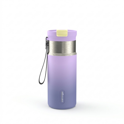 Contigo 16 oz Tween Dual Sip Ombre w strap - Lilac Pulse - Tween - Cartouches Certifiees
