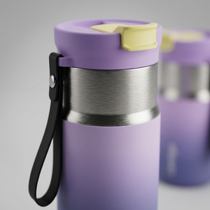 Contigo 16 oz Tween Dual Sip Ombre w strap - Lilac Pulse - Tween - Cartouches Certifiees