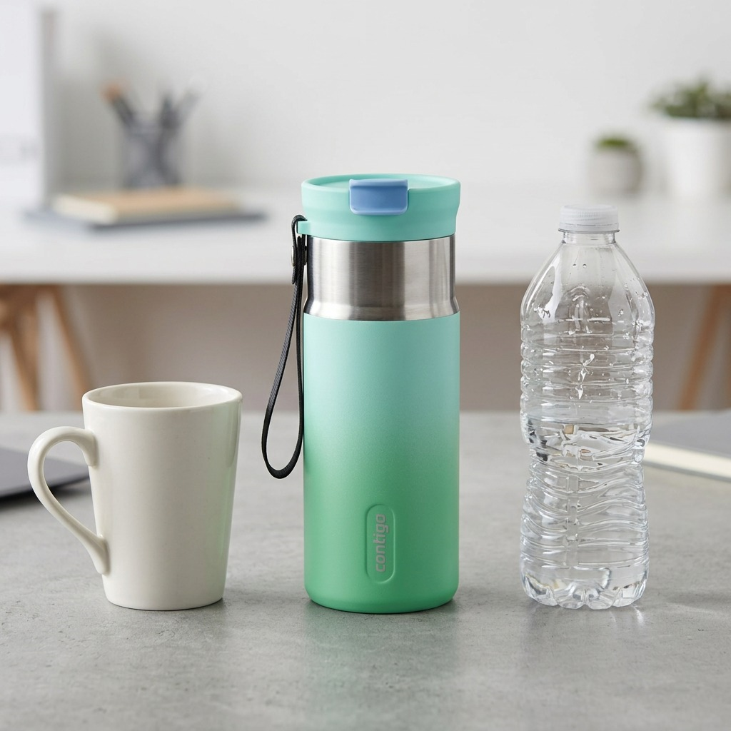 Contigo 16 oz Tween Dual Sip Ombre w strap - Mint Spark - Tween - Cartouches Certifiees