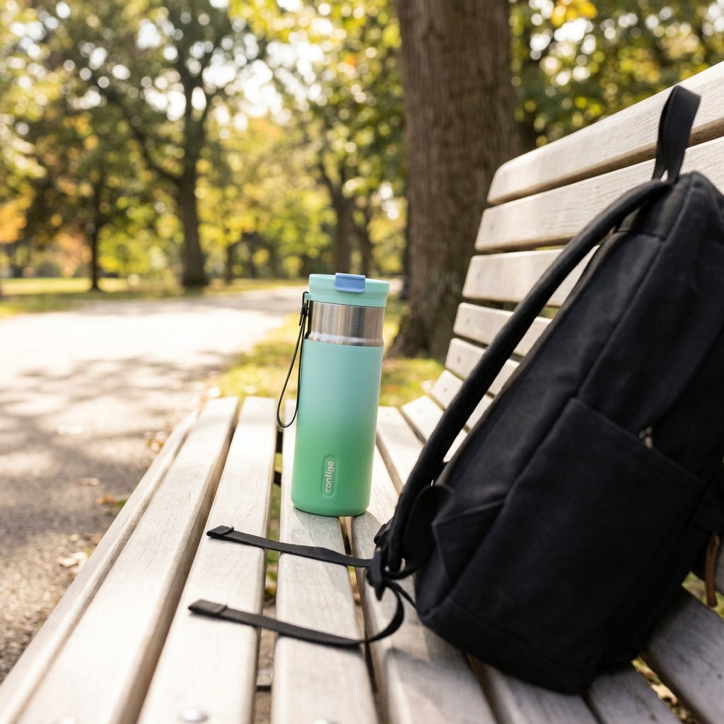 Contigo 16 oz Tween Dual Sip Ombre w strap - Mint Spark - Tween - Cartouches Certifiees