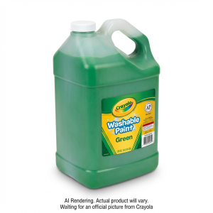 CRAYOLA CANADA 128oz. Wash Paint, Green (English Only) (54-2128-5-044) - Cartouches Certifiees
