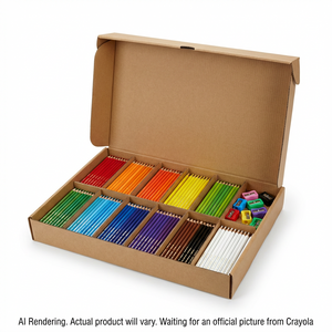 CRAYOLA CANADA 240 Clrd Pencil Classpack– 12 colours (68-7506) - Cartouches Certifiees