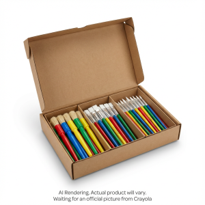 CRAYOLA CANADA 36ct Lrg Paintbrush Variety Clspk (Eng) (05-0036)