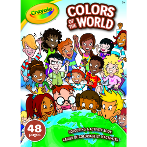 CRAYOLA CANADA 48pg Colors of the World Clrg Book (61-0586) - Cartouches Certifiees