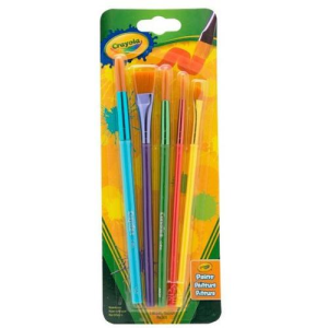 CRAYOLA CANADA 5 Assorted Premium Paint Brushes (05-3506) - Cartouches Certifiees