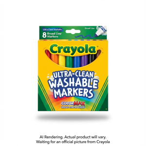 CRAYOLA CANADA 8 Ultra Clean Washable Markers (80-6947) - Cartouches Certifiees
