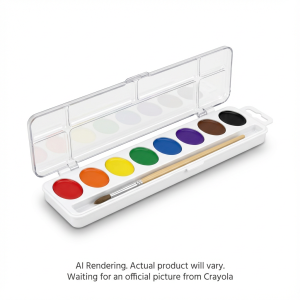 CRAYOLA CANADA 8 Washable Watercolours (53-0526) - Cartouches Certifiees