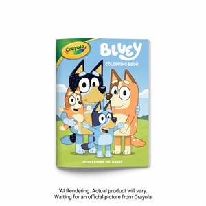 CRAYOLA CANADA Bluey Colouring Book – 96 pgs (61-0954) - Cartouches Certifiees
