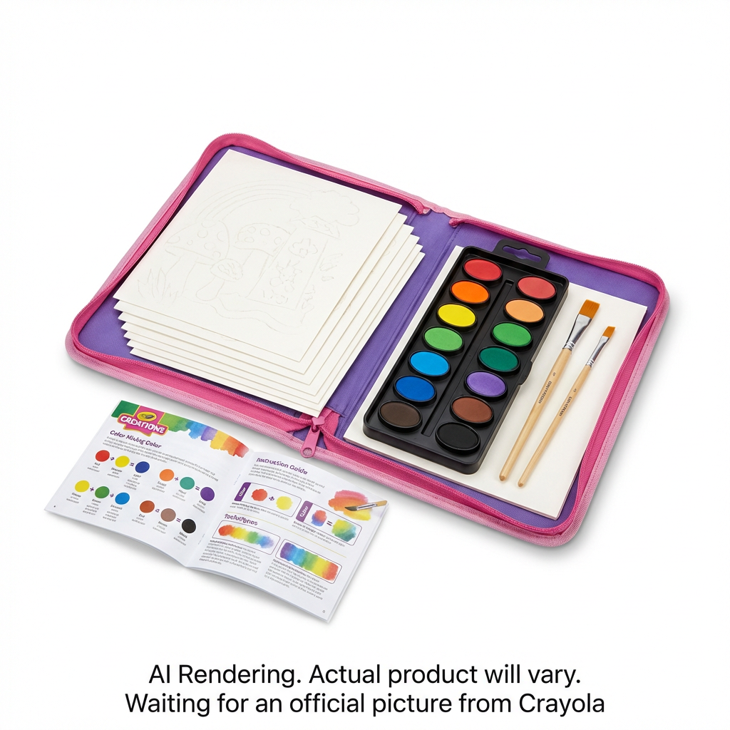 CRAYOLA CANADA Creations Colour Theory Watercolour Set (04-2955) - Cartouches Certifiees
