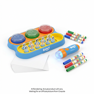 CRAYOLA CANADA CW Magic Light–Up Stamper, Bluey (75-2469) - Cartouches Certifiees