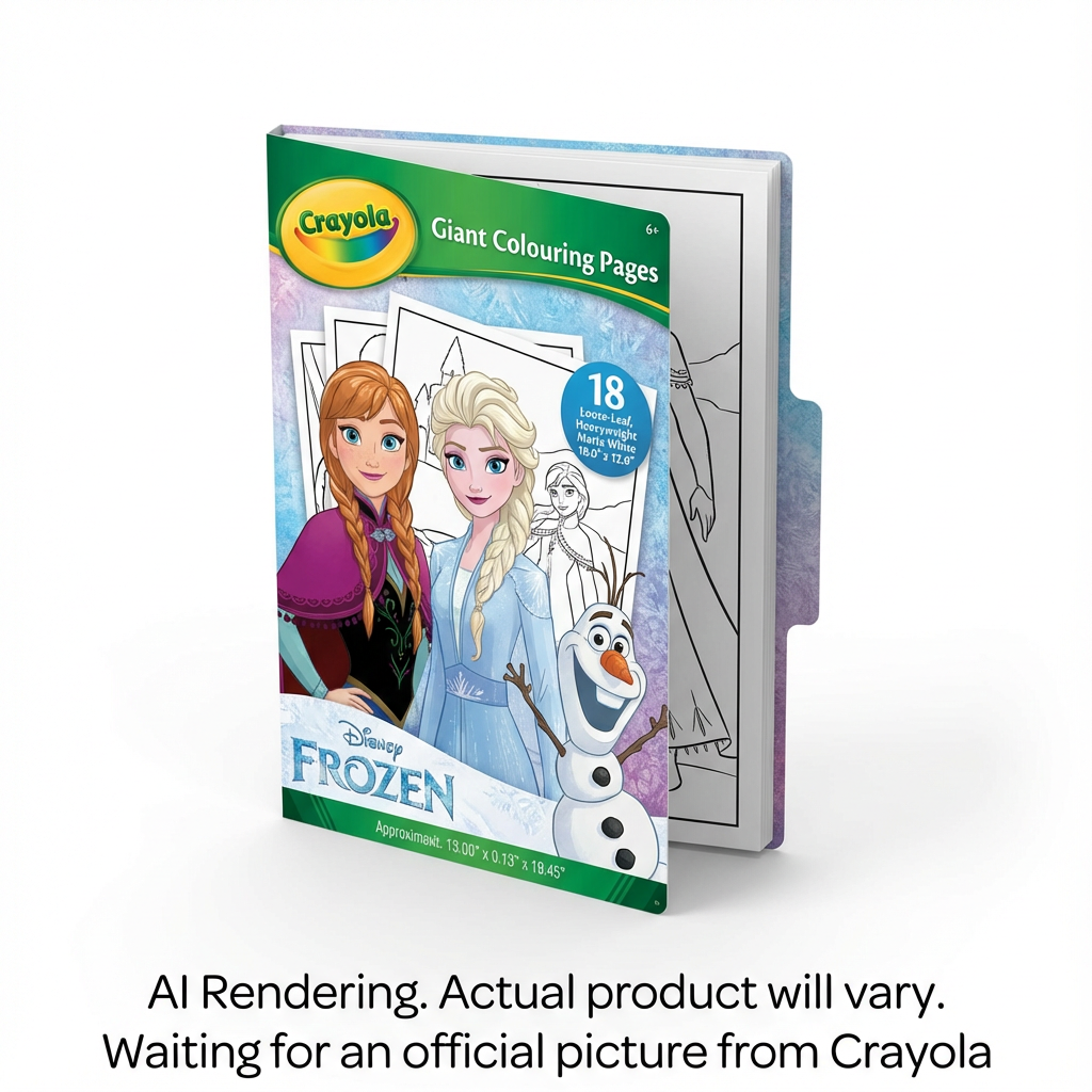 CRAYOLA CANADA Giant Colouring Pages, Frozen (61-6231) - Cartouches Certifiees