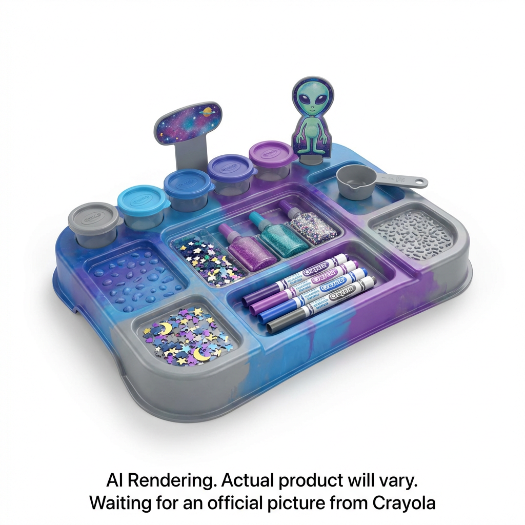 CRAYOLA CANADA Goo Galactic All–In–1 Sensory Station (04-7821) - Cartouches Certifiees