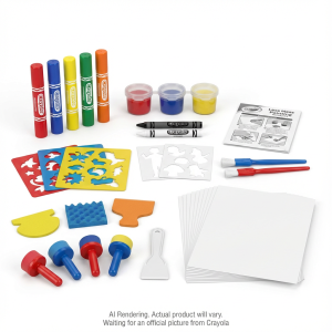 CRAYOLA CANADA Less Mess Painting Activity Kit (04-6633) - Cartouches Certifiees
