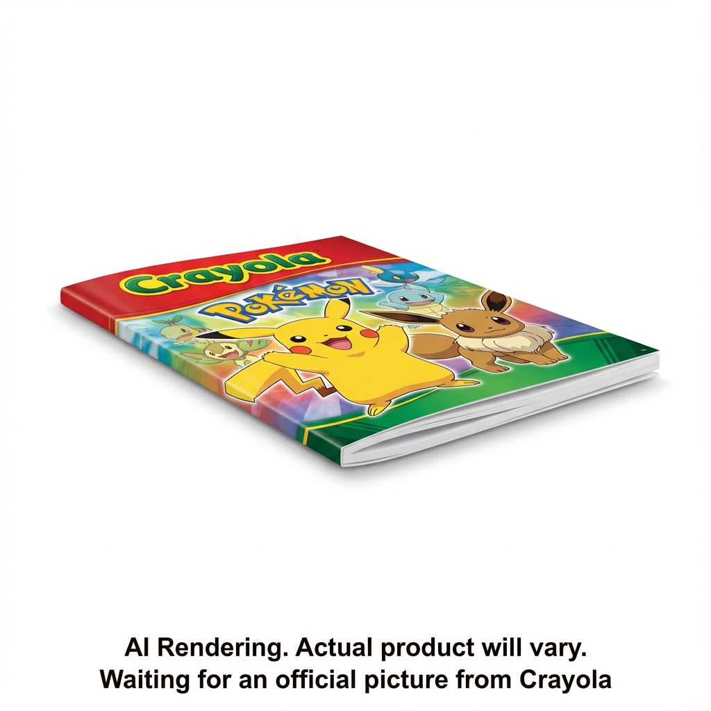 CRAYOLA CANADA Pokemon Colouring Book – 48 pages (61-0794) - Cartouches Certifiees
