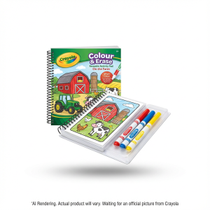 CRAYOLA CANADA Reusable Activity Pad, On the Farm (80-6919) - Cartouches Certifiees