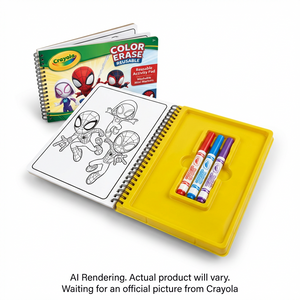 CRAYOLA CANADA Reusable Activity Pad, Spidey & Friends (80-6955) - Cartouches Certifiees