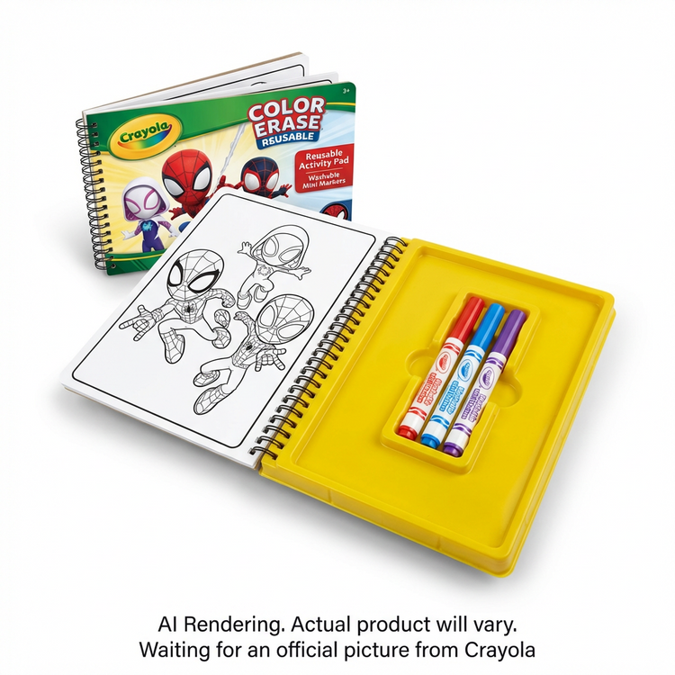 CRAYOLA CANADA Reusable Activity Pad, Spidey & Friends (80-6955) - Cartouches Certifiees