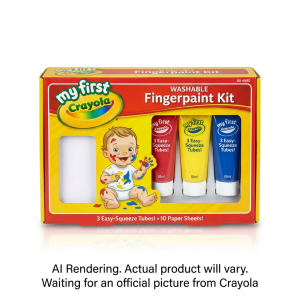 CRAYOLA CANADA Washable Finger Paint Kit (80-6895) - Cartouches Certifiees