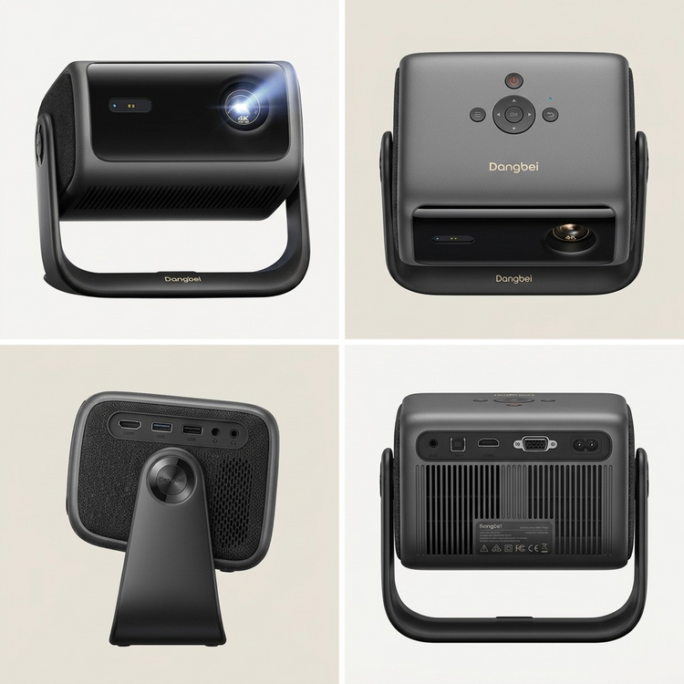 DANGBEI MP1 Max - 4K Home Projector with Google TV and Licensed Netflix (DBOX03) - Cartouches Certifiees