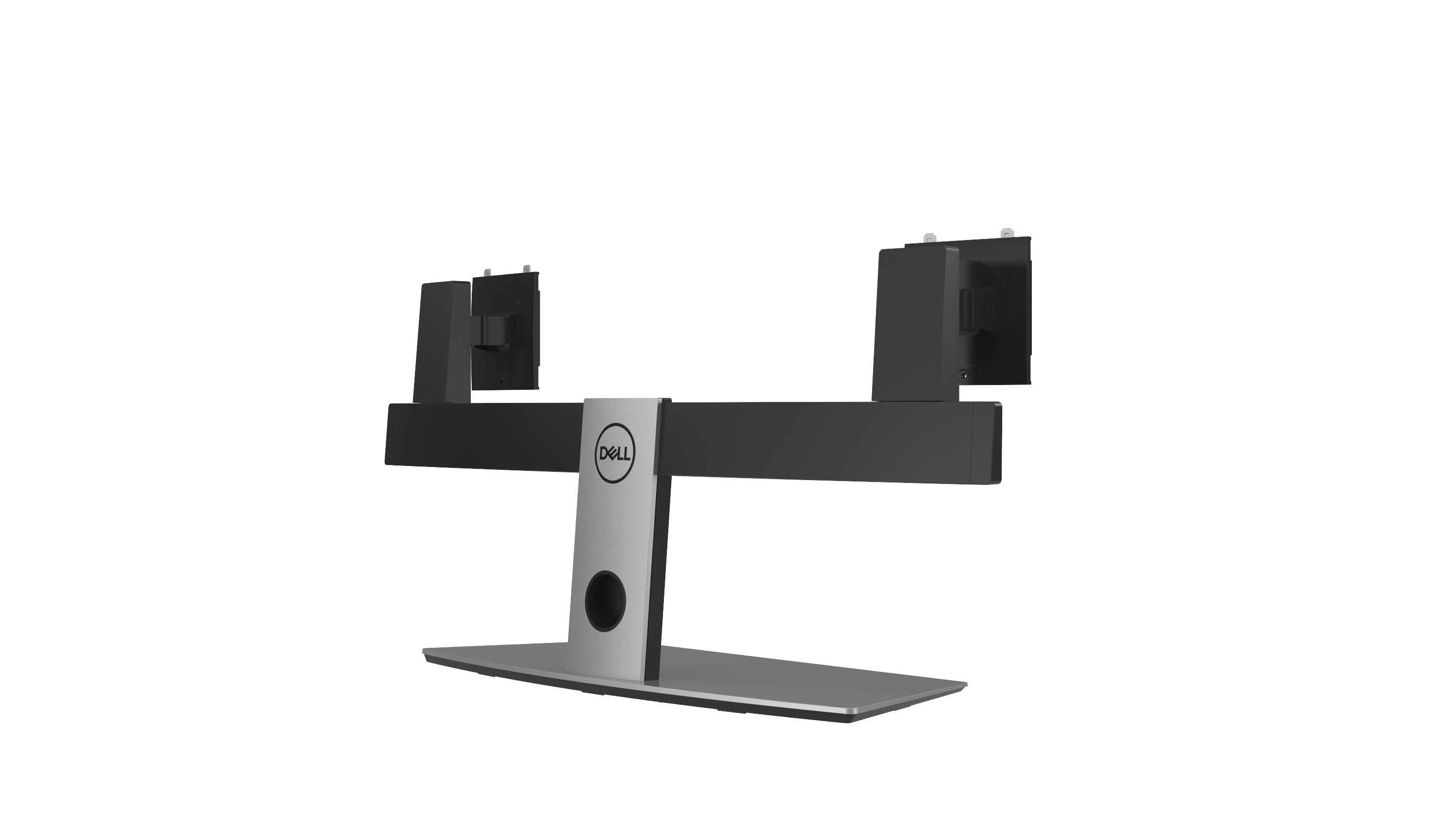 DELL CANADA DELL Dual Monitor Stand 68.6 cm (27") Desk Aluminium, Black (DELL-MDS19) - Cartouches Certifiees