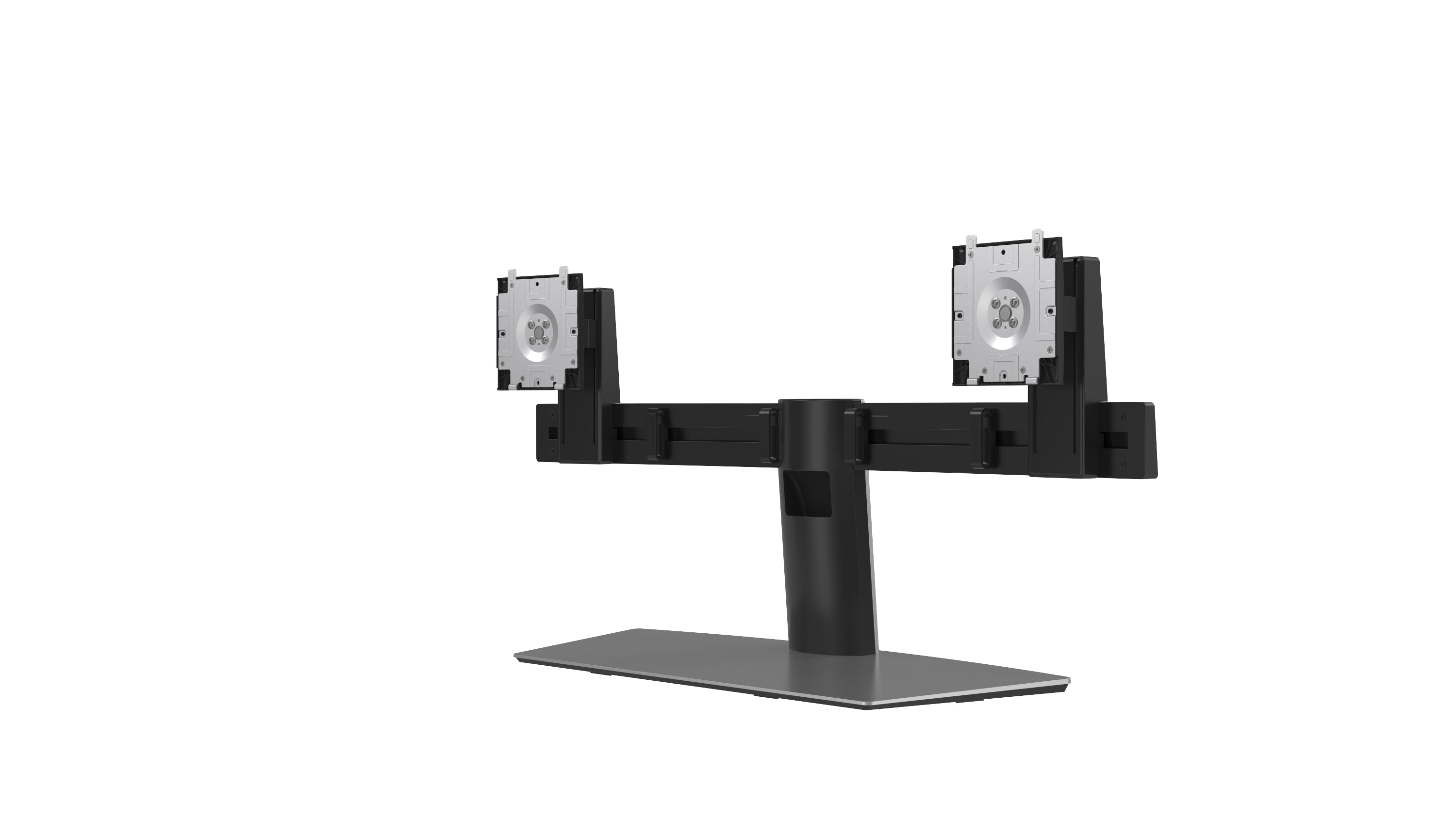 DELL CANADA DELL Dual Monitor Stand 68.6 cm (27") Desk Aluminium, Black (DELL-MDS19) - Cartouches Certifiees