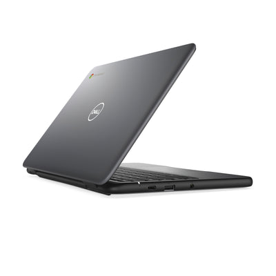DELL Chromebook 3120 Intel® N N100 29.5 cm (11.6") HD 4 GB LPDDR5-SDRAM 64 GB Flash Wi-Fi 6 (802.11ax) ChromeOS US English Black (51R7C) - Cartouches Certifiees