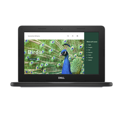 DELL Chromebook 3120 Intel® N N100 29.5 cm (11.6") Touchscreen HD 8 GB 64 GB Flash Wi-Fi 6 (802.11ax) ChromeOS Black (YG2M1) - Cartouches Certifiees