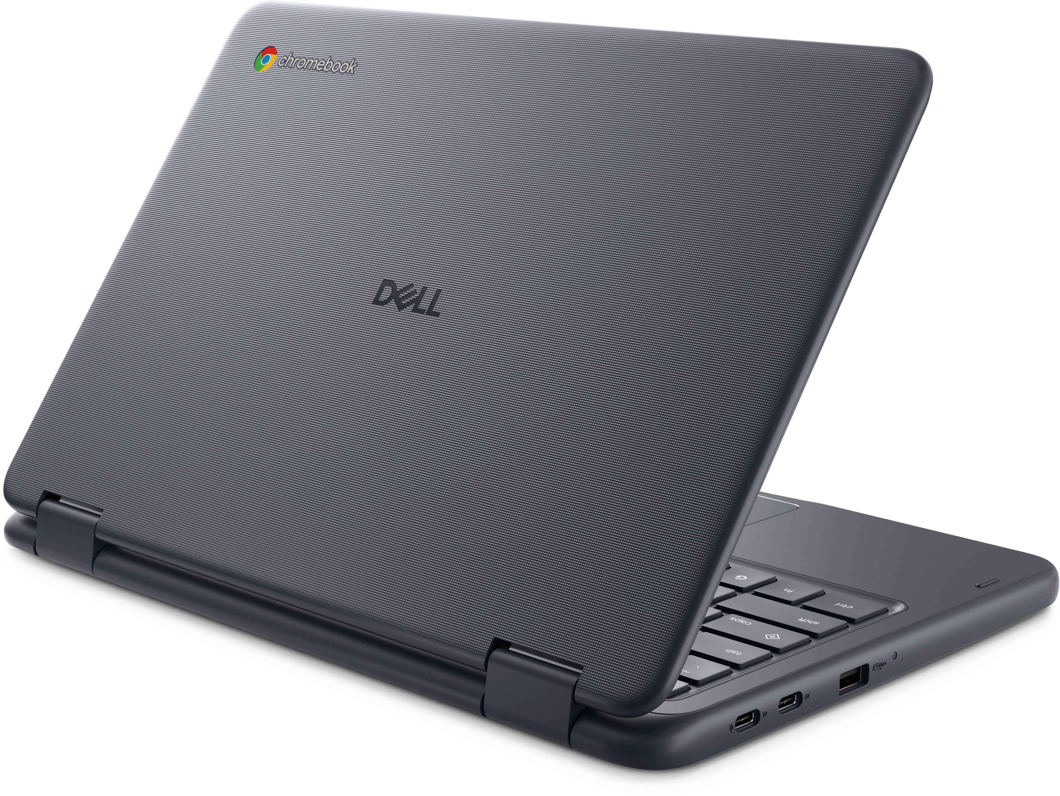 DELL Chromebook CC11260 2-in-1 Intel® N N150 Hybrid (2-in-1) 29.5 cm (11.6") Touchscreen HD 4 GB LPDDR5-SDRAM 64 GB eMMC Wi-Fi 6E (802.11ax) ChromeOS US English Grey (TPVH4) - Cartouches Certifiees