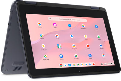 DELL Chromebook CC11260 2-in-1 Intel® N N150 Hybrid (2-in-1) 29.5 cm (11.6") Touchscreen HD 8 GB LPDDR5-SDRAM 64 GB eMMC Wi-Fi 6E (802.11ax) ChromeOS US English Grey (KN1DR) - Cartouches Certifiees